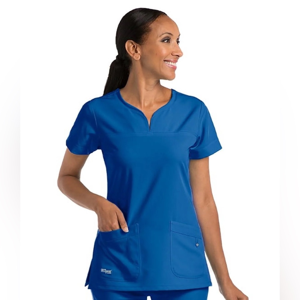 Grey’s Anatomy Signature Notch Neck Scrub Top Sz. XS Lot of 2